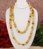 Yellow agate necklaces