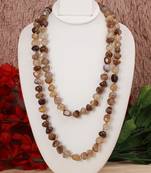 Brown agate necklaces