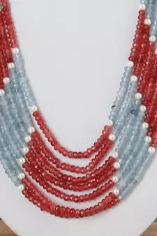 Multicolor onyx necklaces
