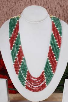 Multicolor onyx necklaces