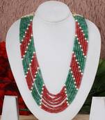 Multicolor onyx necklaces