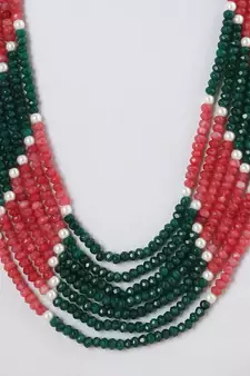 Multicolor onyx necklaces