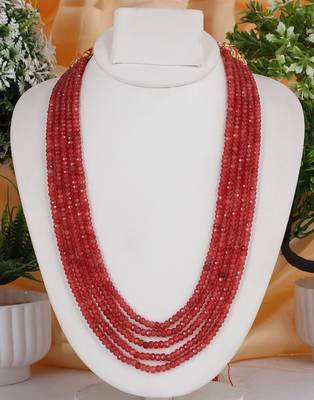 Red onyx necklaces 1