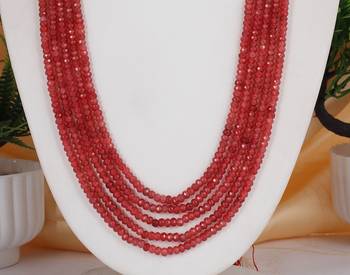 Red onyx necklaces 2