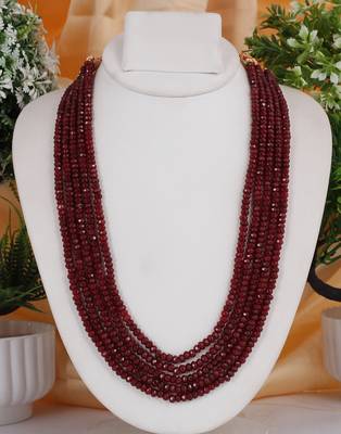 Red onyx necklaces 1
