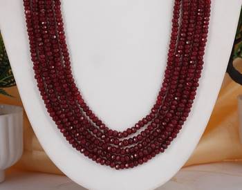 Red onyx necklaces 2