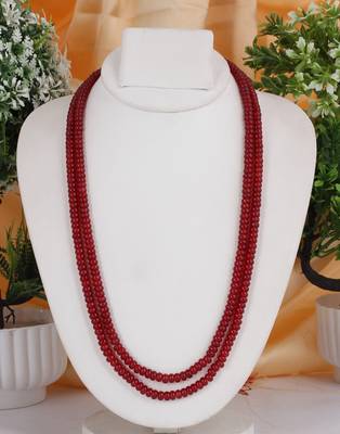 Red onyx necklaces 1