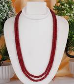 Red onyx necklaces