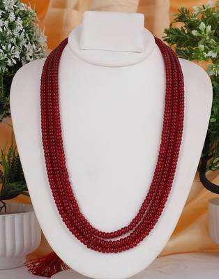 Red onyx necklaces 1