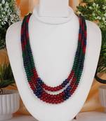 Multicolor onyx necklaces