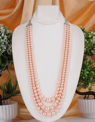 Pink pearl necklaces 1