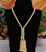 Yellow pearl necklaces