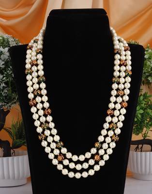 Multicolor pearl necklaces 1