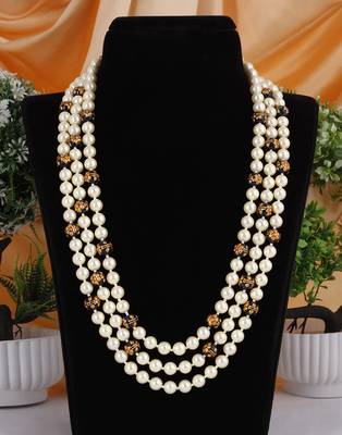 Multicolor pearl necklaces 1