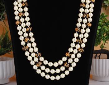 Multicolor pearl necklaces 2