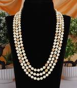 Multicolor pearl necklaces