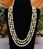 Multicolor pearl necklaces