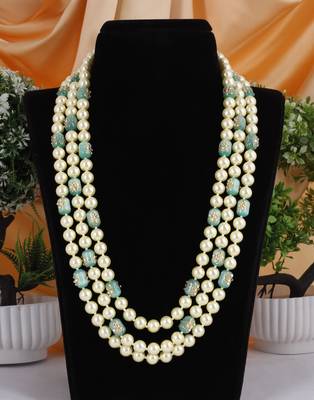 Multicolor pearl necklaces 1