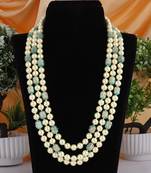 Multicolor pearl necklaces