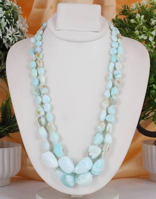 Blue necklaces 1
