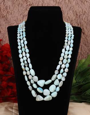 Blue necklaces 1