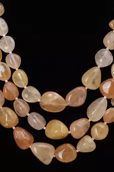 Orange topaz   necklaces
