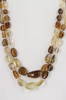 Gold topaz   necklaces