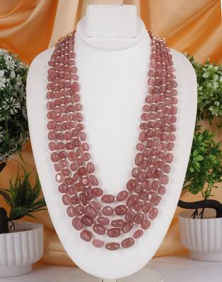 Brown agate necklaces 1