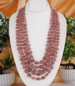 Brown agate necklaces