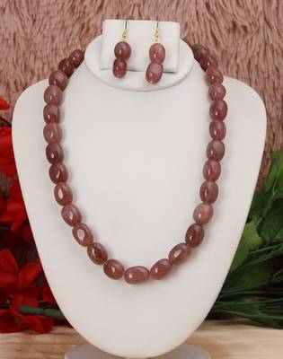 Brown onyx necklaces 1