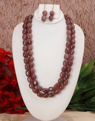 Brown onyx necklaces 1