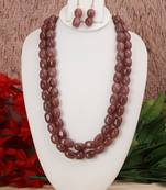 Brown onyx necklaces