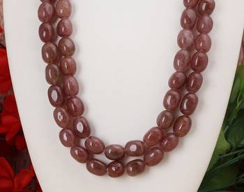 Brown onyx necklaces 2
