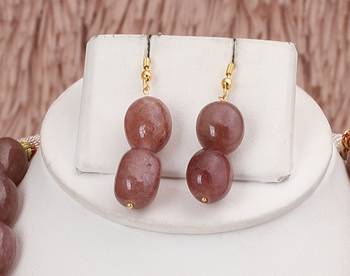 Brown onyx necklaces 3