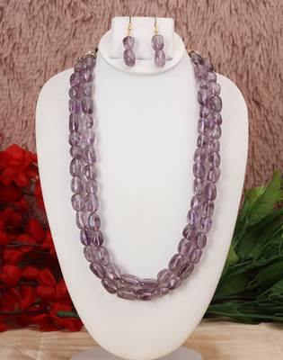 Purple amethyst  necklaces 1