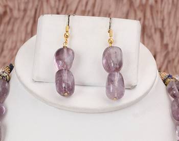 Purple amethyst  necklaces 3