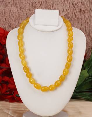 Yellow onyx necklaces 1