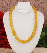 Yellow onyx necklaces