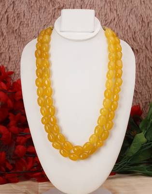 Yellow onyx necklaces 1