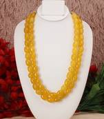 Yellow onyx necklaces