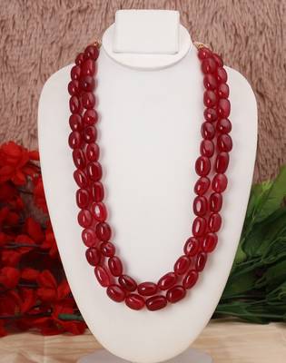 Red onyx necklaces 1