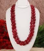 Red onyx necklaces