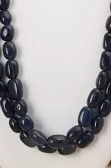 Blue onyx necklaces