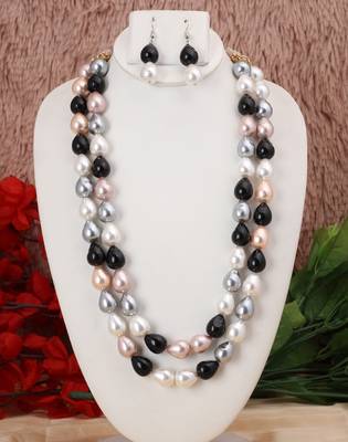 Multicolor mother of pearl necklaces 1