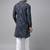 Men Indigo Regular Pure Cotton Pathani Printed Men's Kurta With White Salwar