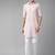 Men Baby Pink Regular Pure Cotton Pathani Printed Men's Kurta
