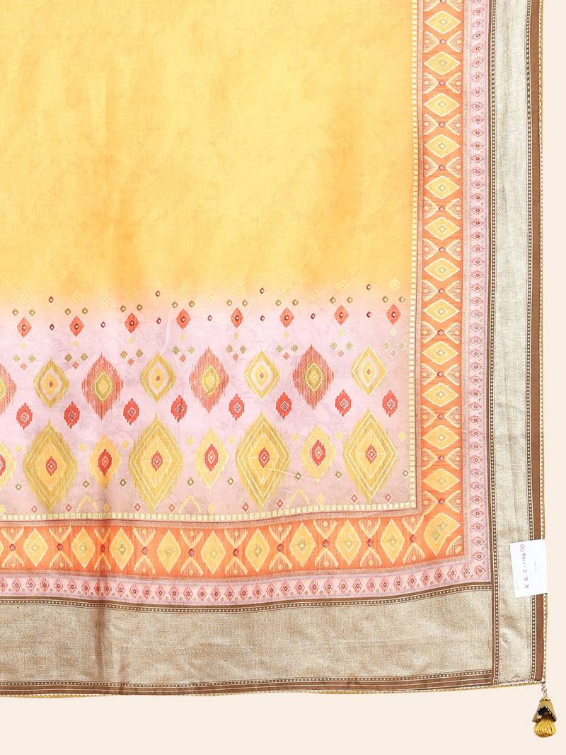 Multi Colour Embroidered Silk Traditional Lehnga Choli with Blouse Free Size