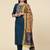 Blue Colour Party Wear Suit With Smart Digital Print