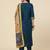 Blue Colour Party Wear Suit With Smart Digital Print