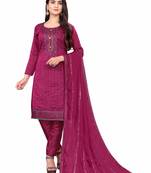 Burgundy Colour Designer Sequins Work Stylish Partywear Salwaar Kameez